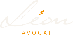 Logo Léon avocat blanc